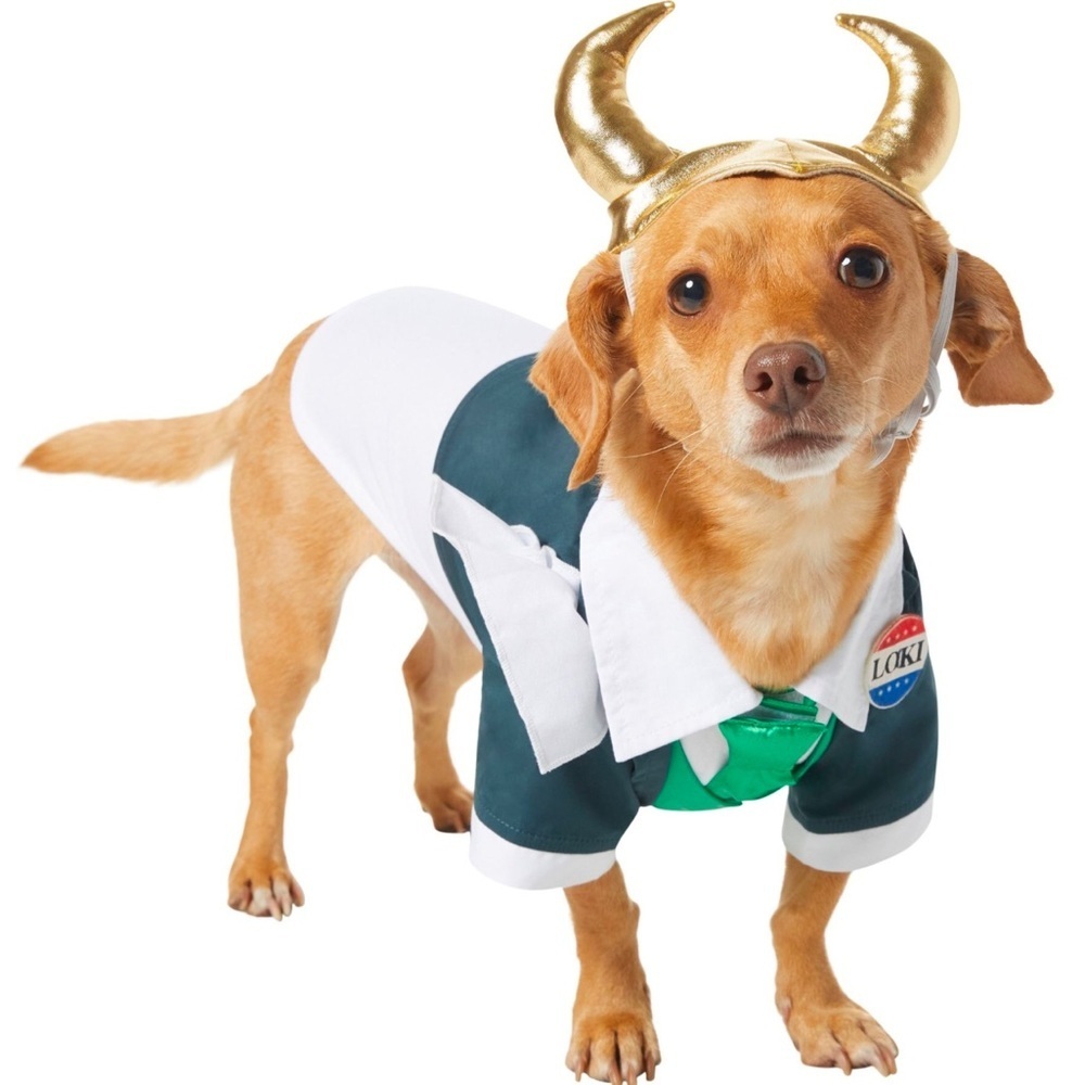 NWT Loki President Dog Costume Marvel XS